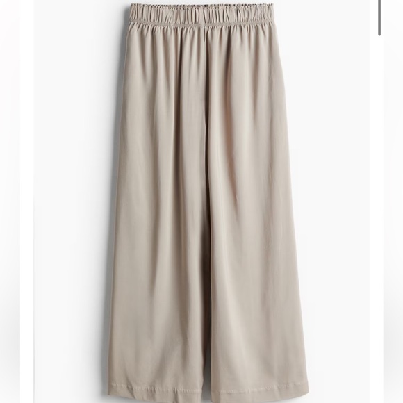H&M pull up wide leg pants size Medium - Picture 1 of 7